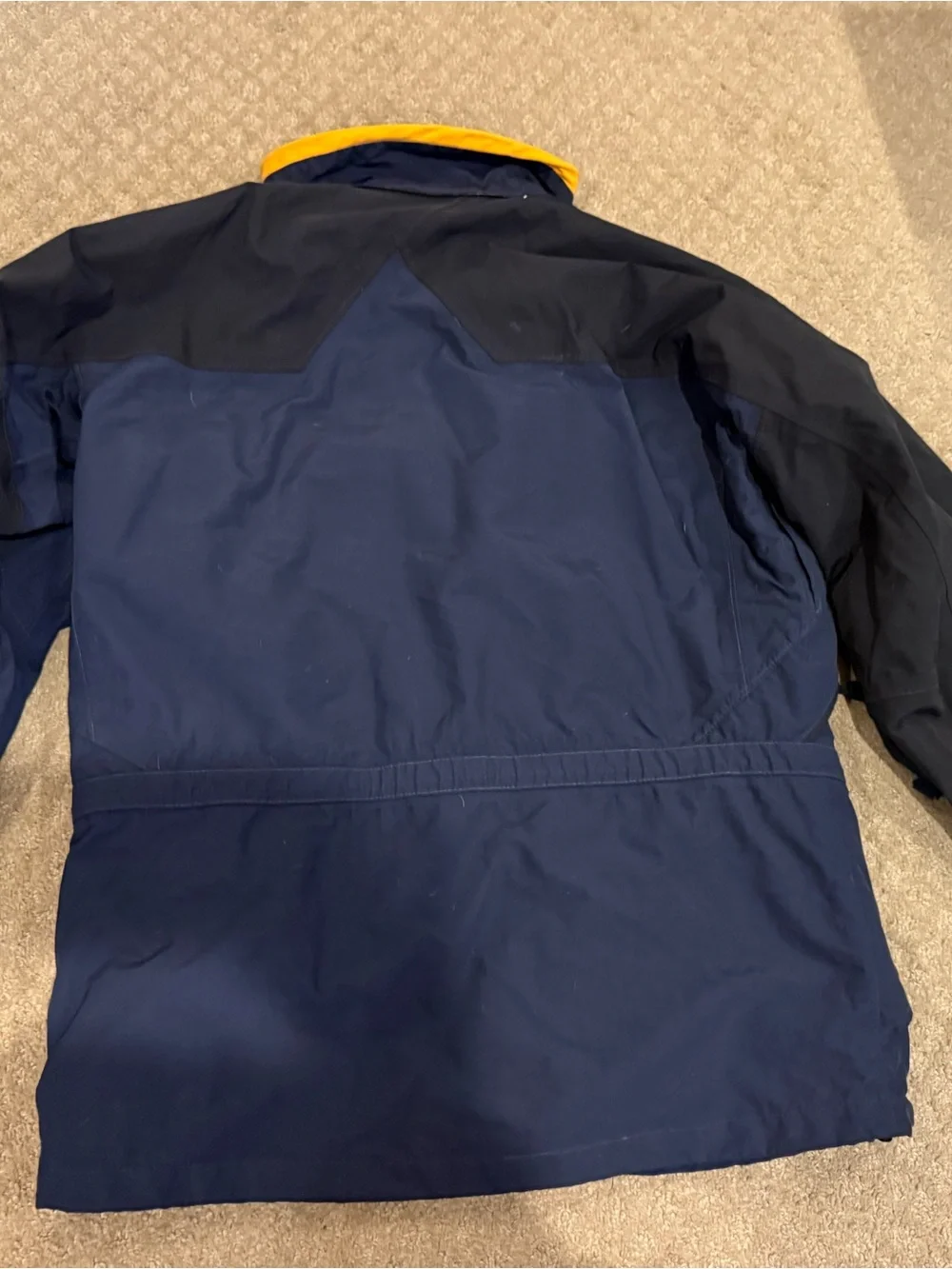 Columbia Titanium Men's Navy & Yellow Jacket